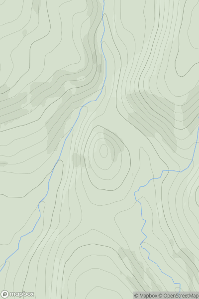 Thumbnail image for The Law [The Glenkens to Annandale] showing contour plot for surrounding peak